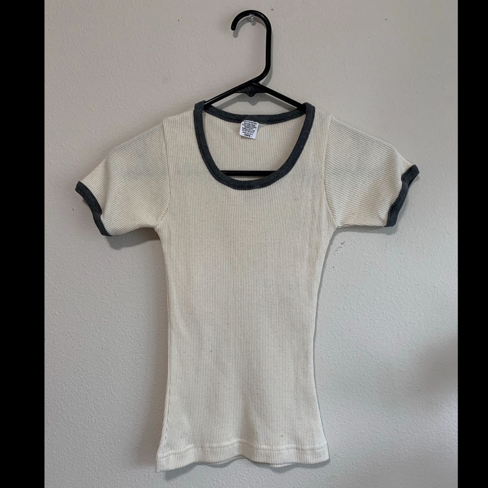 Vintage Cotton Blend Baby Tee